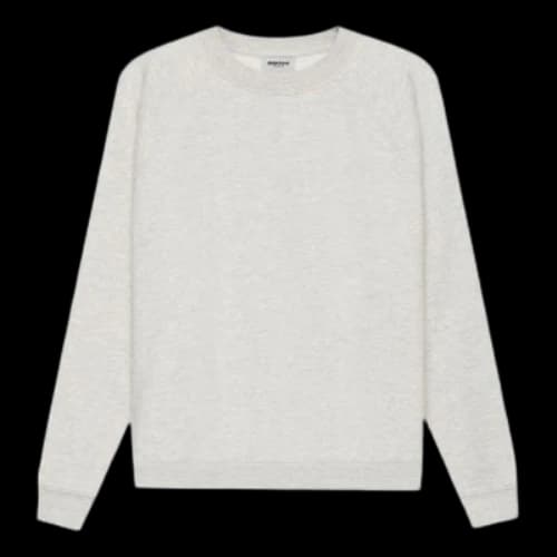 Fear of God Essentials SS21 Pullover Crewneck Light Heather Oatmeal