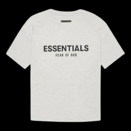 Fear of God Essentials SS21 Short Sleeve T-Shirt 'Light Heather Oatmeal'