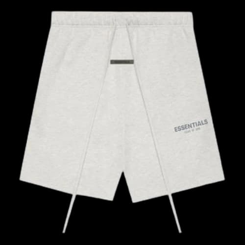Fear of God Essentials SS21 Sweatshort 'Light Heather Oatmeal'