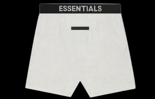 Fear of God Essentials SS21 Lounge Short Light Heather Oatmeal