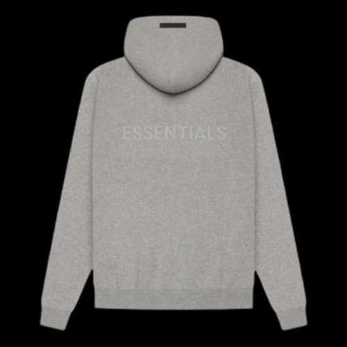 Fear of God Essentials SS21 Pullover Hoodie 'Dark Heather Oatmeal'