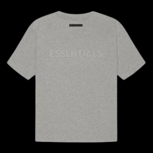 Fear of God Essentials SS21 Short Sleeve T-Shirt 'Dark Heather Oatmeal'