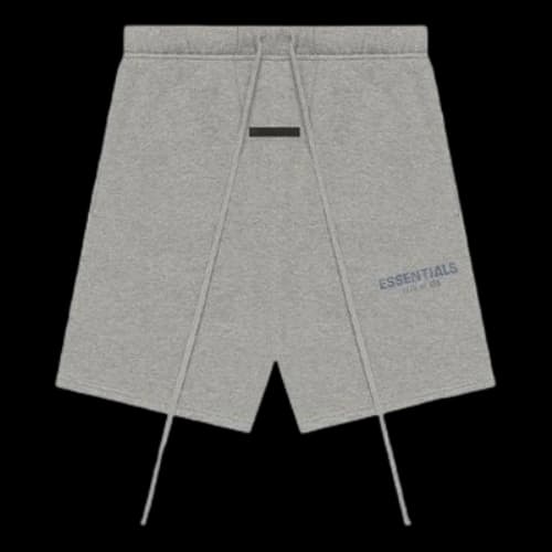 Fear of God Essentials SS21 Sweatshort Dark Heather Oatmeal