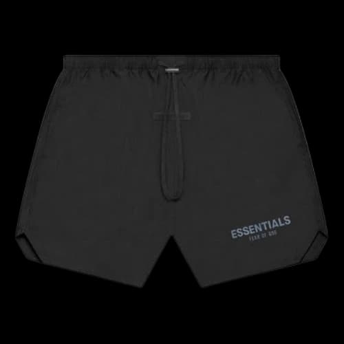 Fear of God Essentials SS21 Volley Shorts Stretch Limo Black