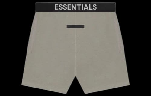 Fear of God Essentials SS21 Cotton-Blend Jersey Shorts Grey Flannel