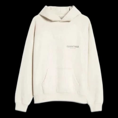 Fear of God Essentials SS21 Hoodie 'Light Oatmeal'