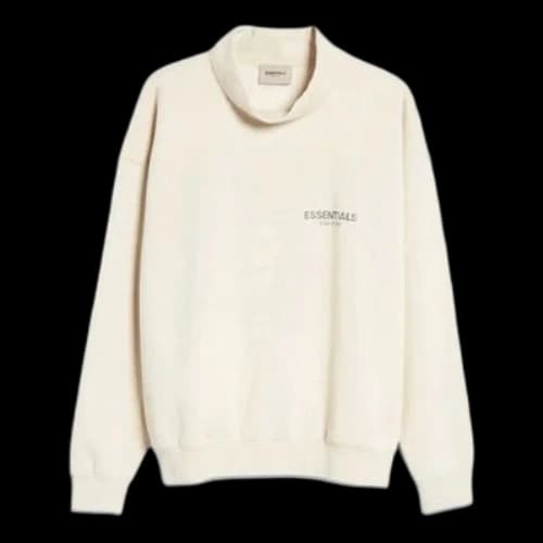 Fear of God Essentials SS21 Pullover Mockneck Stone Oat
