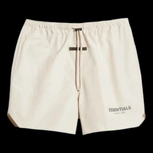 Fear of God Essentials x Nordstrom SS21 Volley Shorts Stone Oat