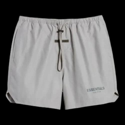 Fear of God Essentials x Nordstrom SS21 Volley Shorts Cement Pebble