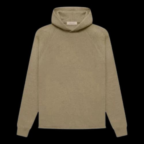 Fear of God Essentials Knit Hoodie 'Oak'