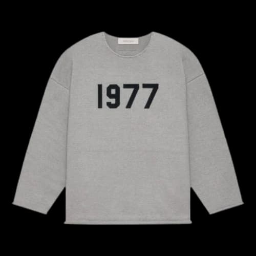 Fear of God Essentials SS22 Raw edge Top 1977 'Dark Oatmeal'