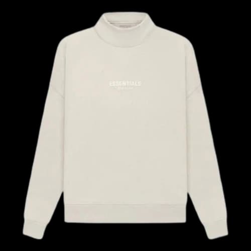 Fear of God Essentials SS22 Mockneck Wheat Logo