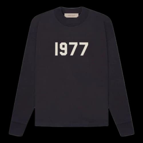 Fear of God Essentials SS22 Long Sleeve T-Shirt 1977 'Iron'