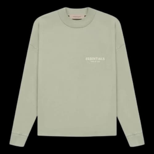 Fear of God Essentials SS22 Long Sleeve Tee 'Seafoam'