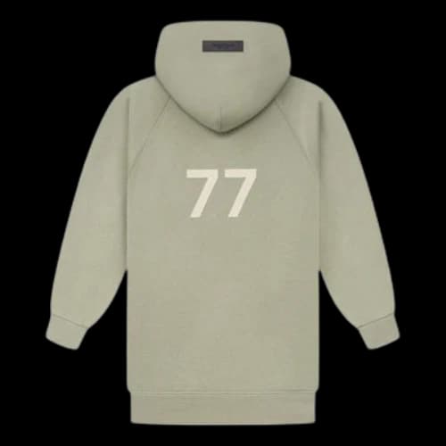 Fear of God Essentials SS22 3/4 Sleeve Hoodie 'Sea Foam' (Women's)