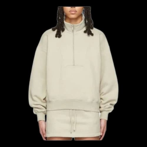 Fear of God Essentials SS22 Half-Zip Pullover 'Wheat' (Women's)