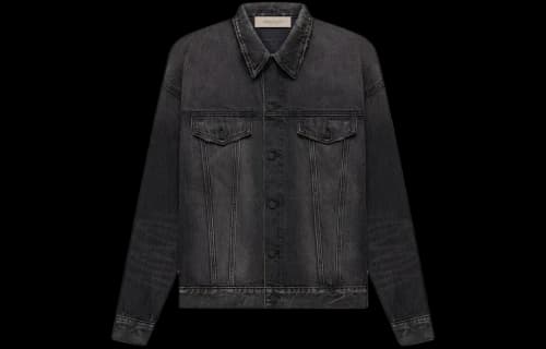 Fear of God Essentials SS22 Denim Jacket 'Black'