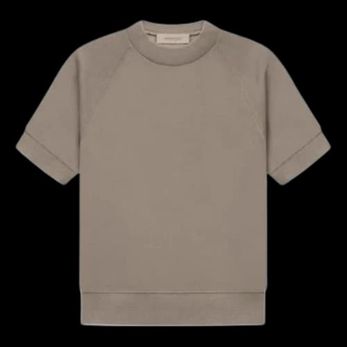 Fear of God Essentials SS22 Short Sleeve Sweat Shirt Desert Taupe