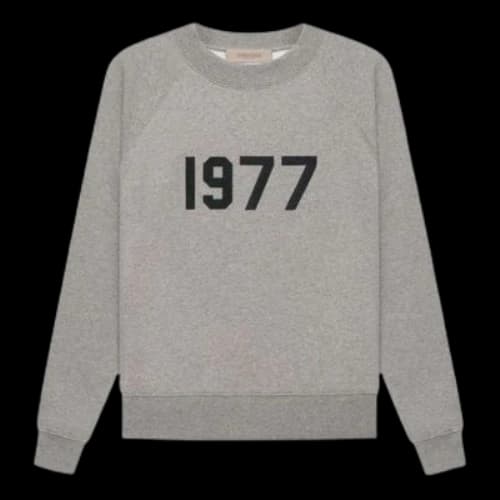 Fear of God Essentials SS22 Crewneck 1977 'Dark Oatmeal'