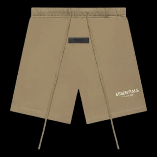 Fear of God Essentials SS22 Logo Sweatshorts 'Oak'
