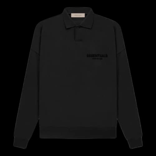 Fear of God Essentials SS22 Long Sleeve Polo Shirt 'Stretch Limo'