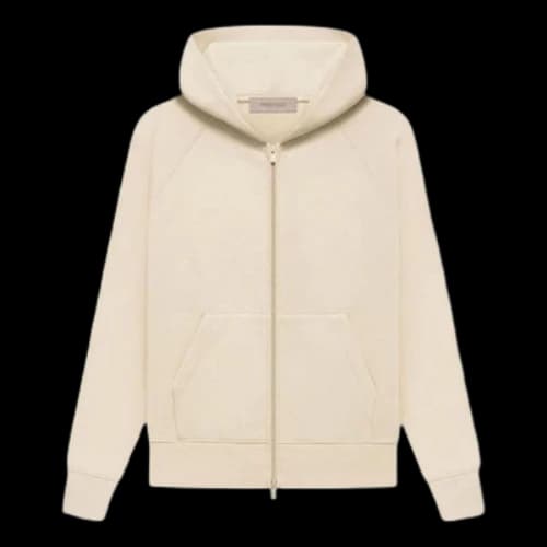 (GS) Fear of God Essentials FW22 Kids Fullzip 'Egg shell'