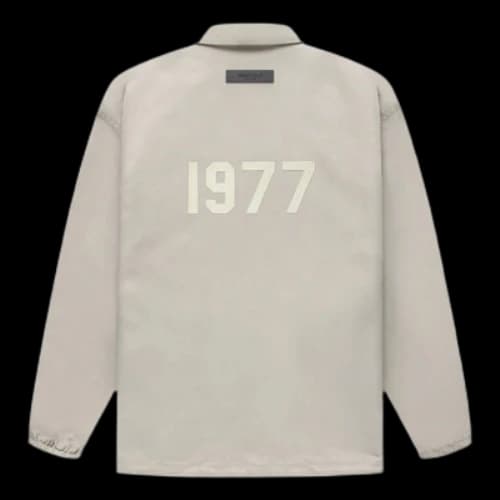Fear of God Essentials SS22 1977 Coaches Jacket 'Smoke'