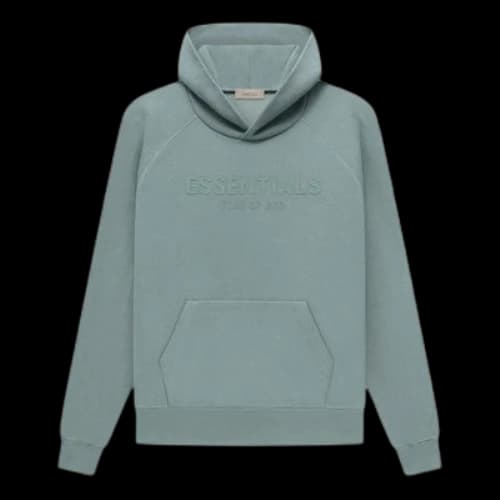 Fear of God Essentials SS23 Waffle Raglan Hoodie 'Sycamore'