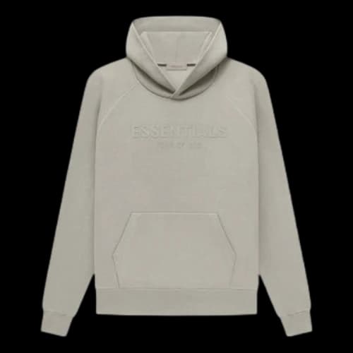 Fear of God Essentials SS23 Waffle Raglan Hoodie 'Seal'