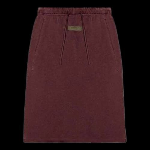 Fear of God Essentials SS23 Midi Skirt 'Plum' (Women's)