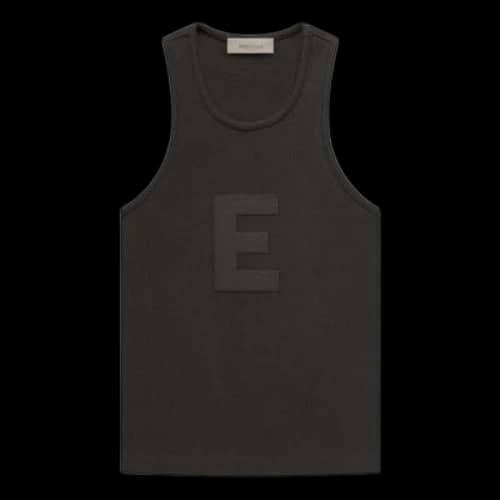 Fear of God Essentials SS23 Waffle Tank 'Off Black' (Women's)