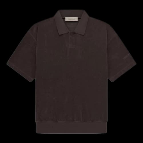Fear of God Essentials SS23 Terry Polo Shirt 'Plum'