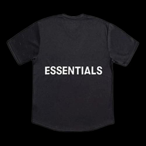 Fear of God Essentials Mesh Tee Black Breathable Short Sleeve Unisex