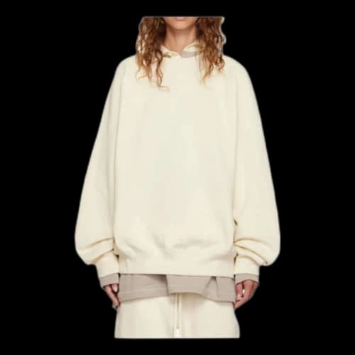 Fear of God Essentials FW22 Crewneck Sweatshirt 'Off-White' (Women's)