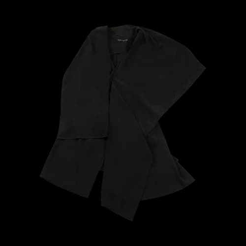 Yohji Yamamoto Draped Long Vest 'Black'
