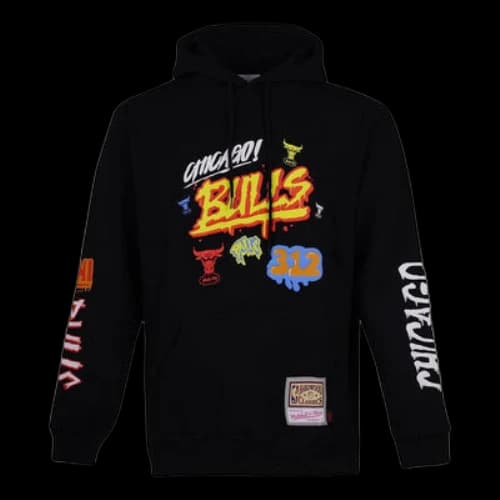 Mitchell & Ness x Nba Slap Sticker Hoodie 'Chicago Bulls'