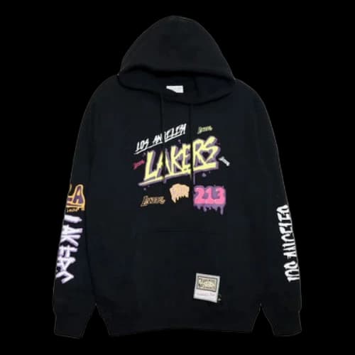 Mitchell & Ness x NBA Slap Sticker Hoodie 'Los Angeles Lakers'