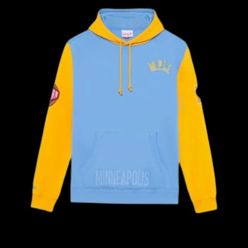 Mitchell & Ness x NBA HWC Night Fleece Hoodie 'Minneapolis Lakers'