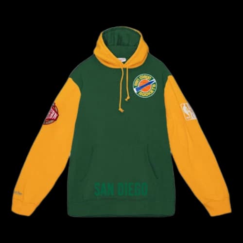 Mitchell & Ness x NBA HWC Night Fleece Hoodie 'San Diego Rockets'