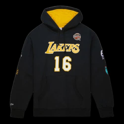Mitchell & Ness x NBA Los Angeles Lakers HOF Fleece Hoodie 'Pau Gasol 16'