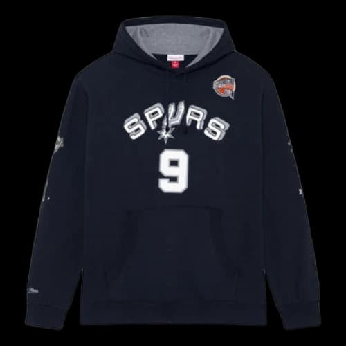 Mitchell & Ness x NBA San Antonio Spurs HOF Fleece Hoodie 'Tony Parker 9'