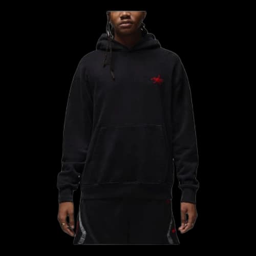 Air Jordan x Awake NY Fleece Hoodie Asia Sizing 'Black Red'