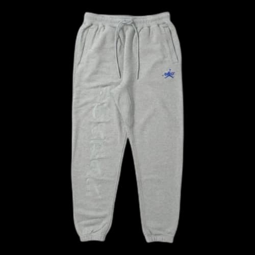 Air Jordan x Awake NY Fleece Pants Asia Sizing 'Dark Grey Heather Game Royal'