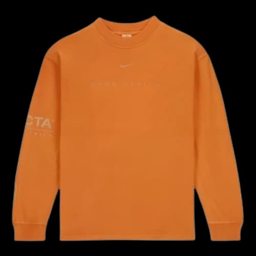 Nike x NOCTA Drake 8K Peaks Long-Sleeve Mock Neck Asia Sizing 'Orange'