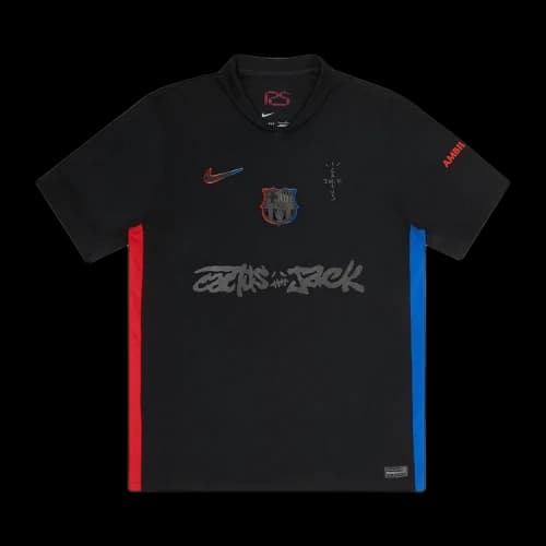 Nike FC Barcelona x Cactus Jack 2024/25 Match Away Jersey 'Black'