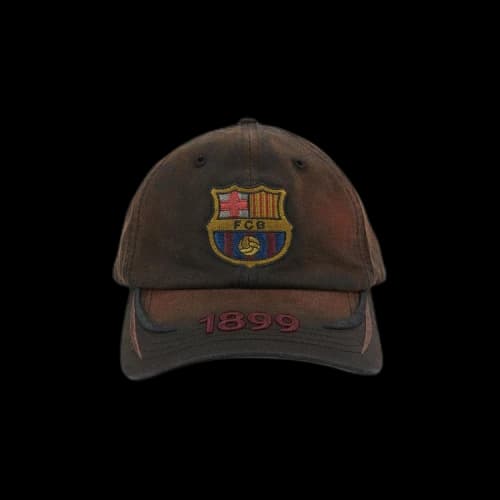 Cactus Jack by Travis Scott x FC Barcelona 1899 Distressed Hat 'Brown'