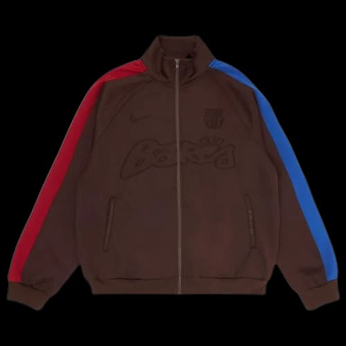 Nike FC Barcelona x Cactus Jack Retro Zip Anthem Jacket 'Brown'