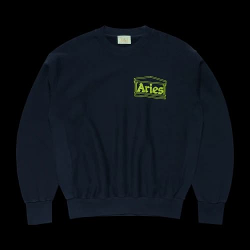 Aries Premium Temple Sweatshirt 'Blue'