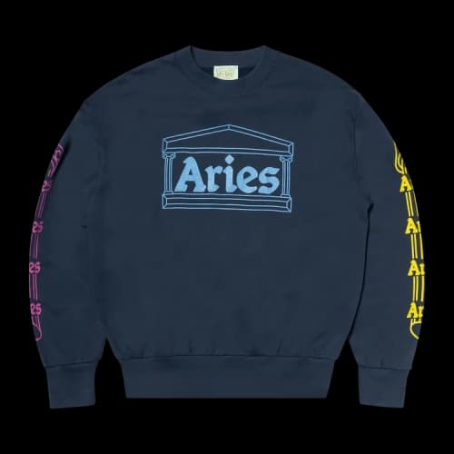 Aries Column Sweatshirt 'Blue'
