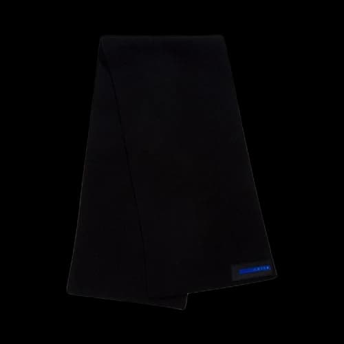 Aries Rubber Patch Scarf 'Black'